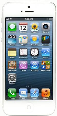 Смартфон Apple iPhone 5 64Gb White & Silver - Екатеринбург