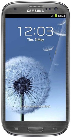 Смартфон Samsung Galaxy S3 GT-I9300 16Gb Titanium grey - Екатеринбург